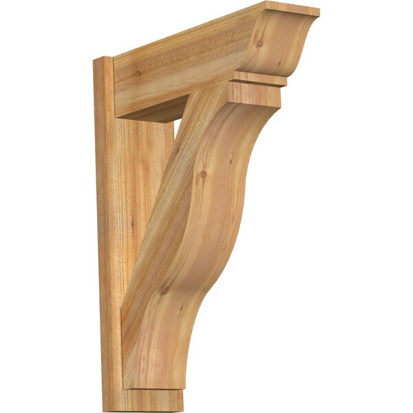 Ekena Millwork Funston Rough Sawn Traditional Outlooker, Western Red Cedar, 8"W x 26"D x 34"H OUT08X26X34FST01RWR - main